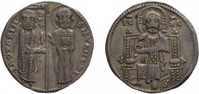 ZECCHE ITALIANE. VENEZIA. IACOPO CONTARINI (1275-1280). GROSSO
Argento, 2,10 gr, 20 mm. BB
D: IA 9TARIN S M VENETI San Marco porge il vessillo al Do...