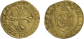 ZECCHE ITALIANE. VENEZIA. ANDREA GRITTI (1523-1538). SCUDO D'ORO
Oro, 3,19 gr, 24 mm. BB+
D: + ANDREAS GRITI DVX VENETIAR Croce ornata 
R: + SANCTV...