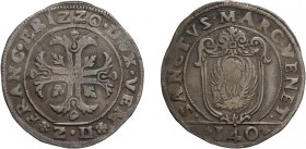ZECCHE ITALIANE. VENEZIA. FRANCESCO ERIZZO (1631-1646). SCUDO DELLA CROCE (140 SOLDI)
Argento, 31,40 gr, 43 mm. BB
D: * FRANC ERIZZO DVX VEN Croce o...