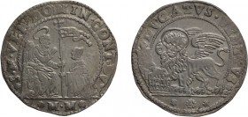 ZECCHE ITALIANE. VENEZIA. DOMENICO CONTARINI (1659-1675). DUCATO 
Argento, 22,73 gr, 39 mm. BB
D: San Marco seduto in trono benedice e porge il vess...