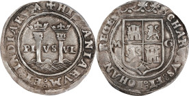 MEXICO. Cob Real, ND (1542-48)-M G. Mexico City Mint. Carlos & Johanna. PCGS EF-40.

KM-9; Cal-65; Nesmith-48. "Late Series". Exhibiting a great str...