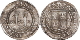 MEXICO. Cob Real, ND (1542-48)-G M. Mexico City Mint. Carlos & Johanna. PCGS AU-53.

KM-9; Cal-66; Nesmith-44. "Late Series". A well-produced and wh...