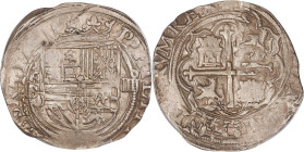MEXICO. Cob 4 Reales, ND (1572-89)-Mo O. Mexico City Mint. Philip II. PCGS AU-50.

KM-36; Cal-505. Weight: 13.52 gms. This wonderfully well-preserve...