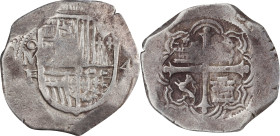 MEXICO. Cob 4 Reales, ND (1598-1606)-Mo F. Mexico City Mint. Philip III. PCGS VF-30.

KM-37.1; Cal-745. Weight: 13.66 gms. This handsome cob 4 Reale...