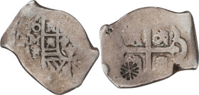 MEXICO. Cob 4 Reales, 1732-Mo F. Mexico City Mint. Philip V. PCGS Genuine--Chopmark, Fine Details.

KM-40A; Cal-1096. Weight: 12.96 gms. A later Mex...
