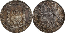 MEXICO. 8 Reales, 1739-Mo MF. Mexico City Mint. Philip V. NGC EF Details--Salt Water Damage.

KM-103; Cal-1453; Yonaka-M8-39. Recovered from the Rei...