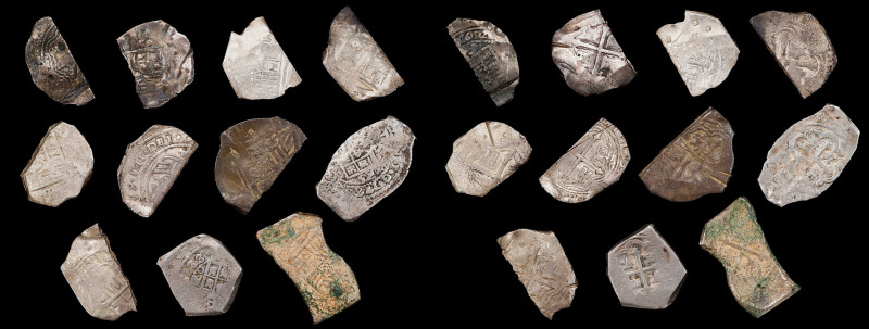 MEXICO. Group of Cob 8 Reales (11 Pieces), ca. 17th-18th Centuries. Average Grad...