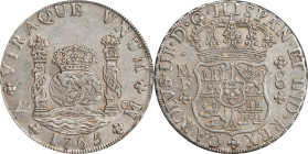 MEXICO. 8 Reales, 1765-Mo MF. Mexico City Mint. Charles III. PCGS Genuine--Cleaned, AU Details.

KM-105; Cal-1088; Yonaka-M8-65. While signs of gent...