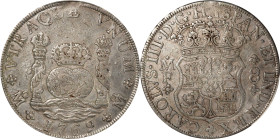 MEXICO. 8 Reales, 1769-Mo MF. Mexico City Mint. Charles III. PCGS Genuine--Cleaned, EF Details.

KM-105; Cal-1095. Evenly toned, with fair detailing...