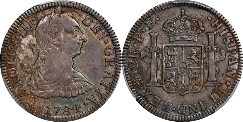 MEXICO. 2 Reales, 1784-Mo FF. Mexico City Mint. Charles III. PCGS VF-35.

KM-8...