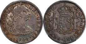 MEXICO. 2 Reales, 1784-Mo FF. Mexico City Mint. Charles III. PCGS VF-35.

KM-88.2A; Cal-674. Despite some time in circulation, this 2 Reales display...