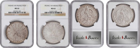 MEXICO. Duo of Pesos (2 Pieces), 1903-Mo AM. Mexico City Mint. Both NGC MS-62 Certified.

KM-409.2. One example is toned while the other is almost e...