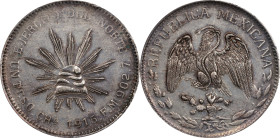 MEXICO. Chihuahua. Peso, 1915-CHa. Chihuahua Mint. PCGS AU-55.

KM-619. Army of the North issue. A wholesome example from a important time in the hi...