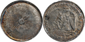MEXICO. Guerrero. 2 Pesos, 1914-GRO. PCGS MS-62.

KM-643. Despite the die shift and strike weakness typical of the type, this issue has retained app...
