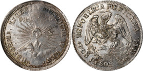 MEXICO. Guerrero. 2 Pesos, 1914-GRO. PCGS Genuine--Cleaned, Unc Details.

KM-643. Well-struck and richly detailed, in particular entrancing and intr...