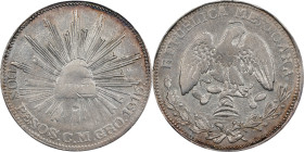 MEXICO. Guerrero. Campo Morado. 2 Pesos, 1915-CM. PCGS Genuine--Cleaned, EF Details.

KM-662. Struck by the forces of Emiliano Zapata, this type cha...