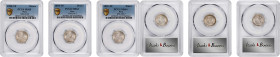 PERU. Trio of Dinero (3 Pieces), 1895-TF. Lima Mint. All PCGS Certified.

All coins: KM-204.2. 1) PCGS MS-65. 2-3) PCGS MS-64.

Estimate: $100.00-...