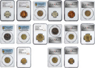 LATIN AMERICA. Octet of Tokens (8 Pieces), 1826-96. All NGC or PCGS verified.

An interesting group of token issues. Countries included are Argentin...