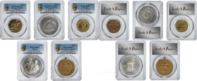 LATIN AMERICA. Quintet of Medals (5 Pieces), 1890-1954. All PCGS Certified.

1) El Salvador. San Salvador International Expo Brass Medal, 1927. PCGS...