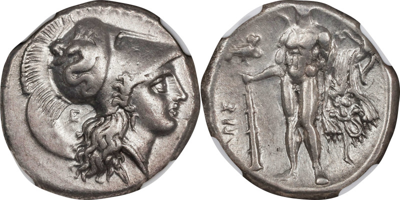 ITALY. Lucania. Herakleia. AR Stater (Nomos), ca. 281-278 B.C. NGC Ch VF.

HGC...