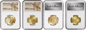 MIXED LOTS. Duo of AV Histamenon Nomisma (2 Pieces), Constantinople Mint, 1059-1078. Both NGC Certified.

1) Constantine X, 1059-1067. NGC EF. Light...