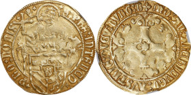 BELGIUM. Brabant. Florin, ND (1506-20). Antwerp Mint. Charles II (Holy Roman Emperor Charles V). NGC VF-35.

Fr-52; Delm-93. Despite some moderate h...