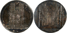 BELGIUM. Brussels. Cathedral of St. Michael and St. Gudula Silvered Bronze Medal, ND (ca. 1862). Geerts (Ixelles) Mint. PCGS SPECIMEN-61.

cf. Ross ...