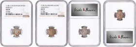 BOHEMIA. Duo of Denars (2 Pieces), ND (1100-1125). Both NGC Certified.

1) NGC AU-58. Borivoj II. 2) NGC AU-53. Ladislaus I.

Estimate: $100.00- $...