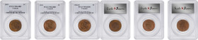 CANADA. Trio of Cents (3 Pieces), 1893-1901. Victoria. All PCGS MS-64 Red Brown Certified.

All coins: KM-7. 1) 1893. London Mint. 2) 1900-H. Birmin...