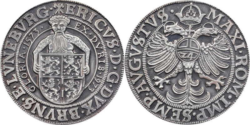 GERMANY. Brunswick-Luneburg: Calenberg. Taler (24 Groschen) Restrike, "1572" (19...