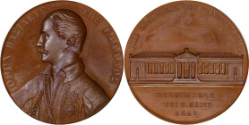 GREECE. Otto/University of Athens Bronze Medal, 1839. Vienna Mint. PCGS SPECIMEN-64.

Wurzbach-7024. By K. Lange. Diameter: 44mm. Commemorating the ...