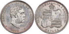 HAWAII. 25 Cents, 1883. San Francisco Mint. Kalakaua I. PCGS Genuine--Cleaned, Unc Details.

KM-5. Despite the unfortunate past cleaning, this examp...