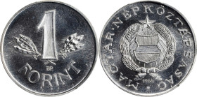 HUNGARY. Silver Forint, 1966-BP. Kremnica Mint. PCGS PROOF-67.

KM-555A. Mintage: 5,000. Made in proof for just 2 short years, this Superb Gem is fl...