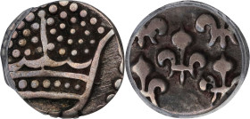 INDIA. French India. Pondicherry. Fanon, ND (1715-74). Louis XV. PCGS VF-35.

KM-44; Lec-25. A diminutive and charmingly crude French colonial issue...