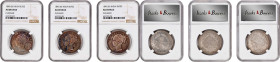 INDIA. British East India Company. Trio of Rupees (3 Pieces), 1840.-(B). Bombay Mint. Victoria. All NGC AU Details--Cleaned.

All KM-457.3.

Estim...