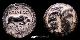Seleukos I Nikator Æ Bronze Unit 4.77 g. 19 mm. Sardis 312-280 B.C. VF/gVF