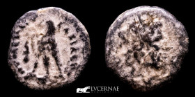 Ptolemy III Euergetes Bronze Dichalcon 2.49 g. 16 mm. Alexandria 246-221 BC. VF/gVF
