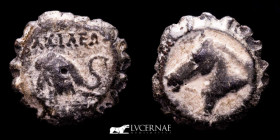 Seleukid Demetrios I Bronze Æ 3.75 g. 15 mm. Antioch 162-150 B.C. gVF