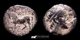 Seleukid, Antiochos VI Dionysos Æ Bronze Æ 15 Unit 3.09 g. 15 mm. AKe 144-142 BC VF