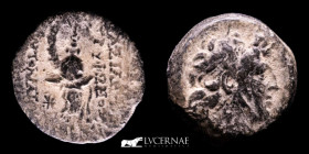 Seleucid, Tryphon Bronze Unit 4.84 g. 17 mm. Antioch 142-138 B.C. gVF