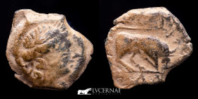 Gallia Bronze Unit 2,38 g., 15 mm. Massalia 121-49 B.C. nEF