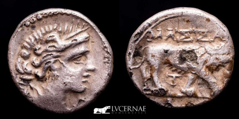 Ancient Greek - Gaul - Massalia. c. 100-49 BC. - Fourre Drachm. (2.25 g. 15 mm.)...