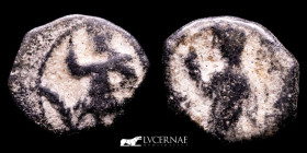 Aretas IV and Shaqilath I Æ Bronze Unit 2.18 g. 15 mm. Petra 16 AD VF
