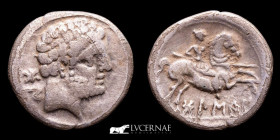 Bolskan Silver Denarius 3,89 g. 19 mm Huesca II c. B.C. Good very fine