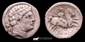 Bolskan Silver Denarius 3.67 g. 18 mm Huesca II c. B.C. gVF