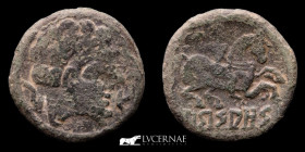 Ancient Hispania - ARSAOS bronze as 7,19 g. 22 mm. Jaca, Huesca 120-80 B.C. Very Fine
