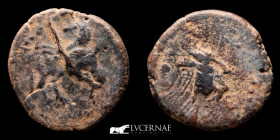 CARISA Bronze Semis 6.47 g., 22 mm. Bornos 100-50 BC. VF