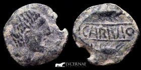 Carmo Bronze Semis 9.30 g., 25 mm. Hispania, Carmona, Sevilla 200-150 B.C. gVF