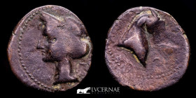 Cartagines Bronze Calco 6.88 g, 22 mm Carthage 220-215 BC gVF