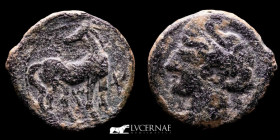 Cartagonova Bronze Calco 6,70 g. 24 mm Carthaginian occupation 220-215 BC. gVF